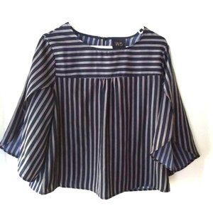 WS tunic black&gray design blouse size medium